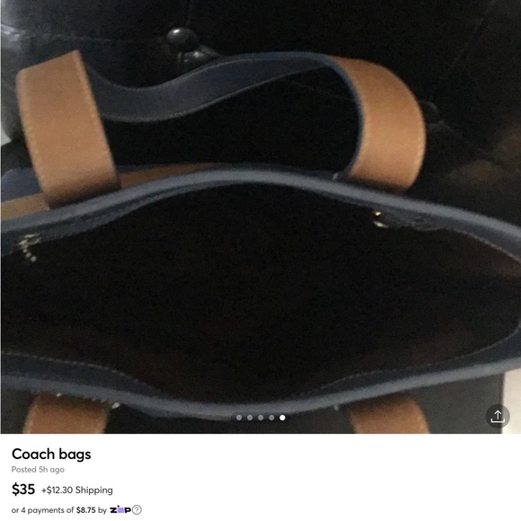 Coach bag - Picture 4 of 5